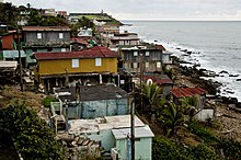 Das La-Perla-Gebiet in Old San Juan