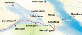 Карта острова Райхенау