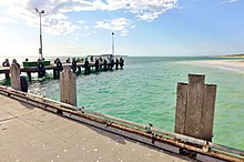 Lancelin Jetty with Lancelin Island in the background