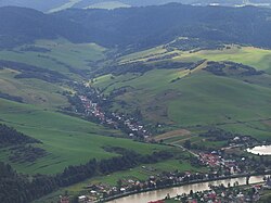 Aerial view pada Lehnica