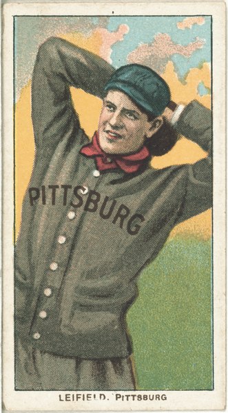 File:Lefty Leifield, Pittsburgh Pirates, baseball card portrait LCCN2008676546.tif