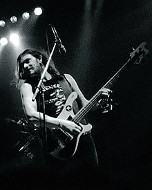 Lemmy with Motörhead in 1982