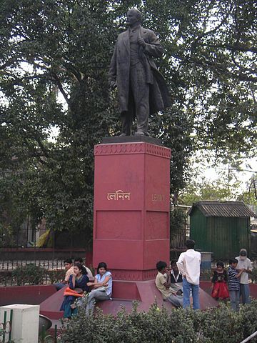 Vladimir Lenin statue in Kolkata, West Bengal