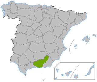 Poziția regiunii Granada