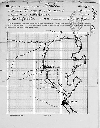 <span class="mw-page-title-main">Hooker, California</span> Unincorporated community in California, United States