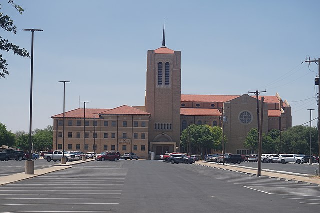 Lubbock has a large number of churches, including the downtown First Baptist congregation.