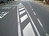 Luxembourg, road marking (10o surface de lignes obliques 1).jpg