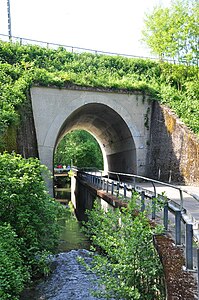 Erlenbach unter der Mühlacker Kurve