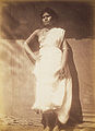 Sinhalese woman Dec. 1875-Jan. 1879 albumen print 27.2 x 19.9 cm.