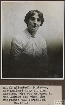 Mabel Elizabeth Jamieson KIA Oct 23 1915 IWM WWC H22-14-1.jpg