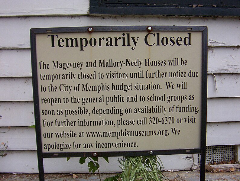 File:Magevney House Memphis TN temporarily closed.jpg