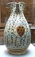 Hispano-Moresque ware jug with the Medici arms, 1450–1460