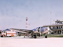 A TCA Lockheed Model 14 Super Electra at Malton Airport, 1939 Malton Airport 1939 - TCA Lockheed Electra 14H2s (14Hs).jpg