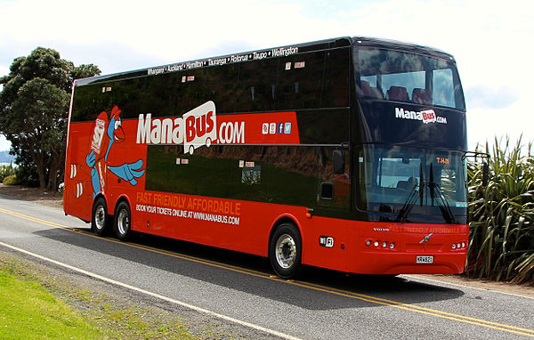 ManaBus Kiwi Bus Builders bodied Volvo B11R