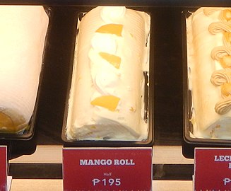 Filipino mango rolls