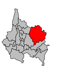 Canton du Châtelard - Carte