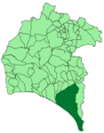 Map of Almonte (Huelva) .png