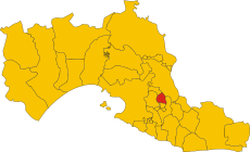 Map of comune of Carosino (province of Taranto, region Apulia, Italy).svg