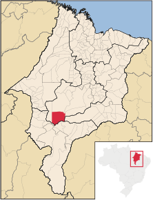 Kart over Formosa da Serra Negra
