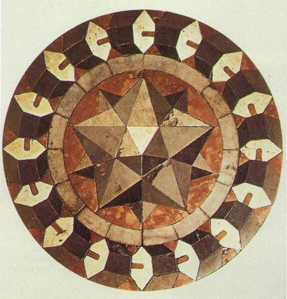 Floor mosaic in St Mark's, Venice (possibly by Paolo Uccello)