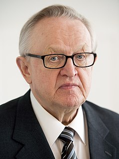 <span class="mw-page-title-main">Martti Ahtisaari</span>President of Finland from 1994 to 2000