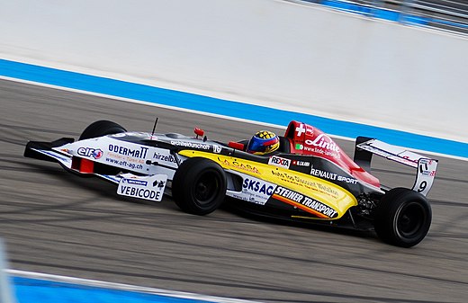 Mauro Calamia in een Formule Renault 2.0 (Circuit Paul Ricard,  2011)