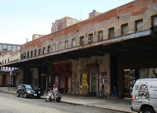 Before gentrification, many meatpacking buildings had become derelict