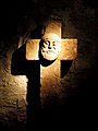 "Merovingian" cross in the crypt