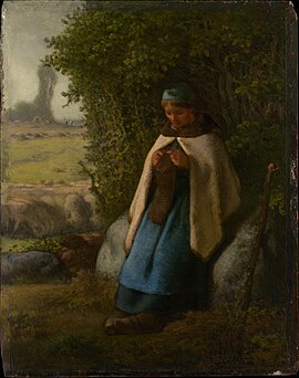 Mille - Shepherdess Seated on a Rock - Metropolitan.jpg