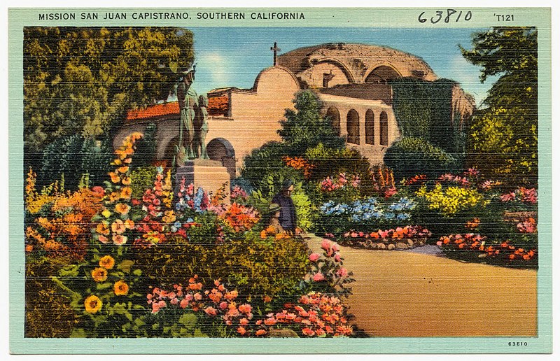 File:Mission San Juan Capistrano, Southern California (63810).jpg