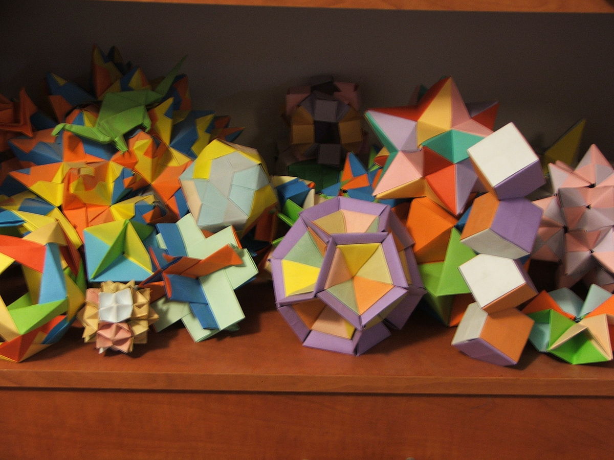 Простое модульное оригами для начинающих