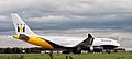 Airbus A330-200 taxiing at Leeds Bradford International Airport