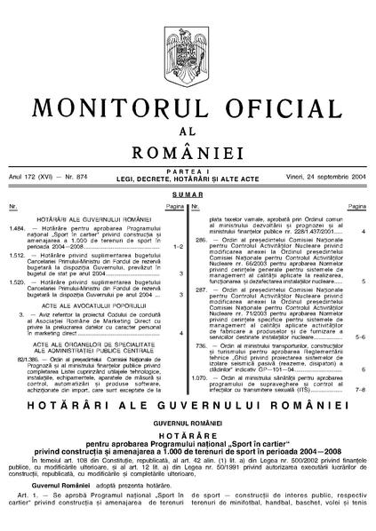 File:Monitorul Oficial al României. Partea I 2004-09-24, nr. 874.pdf