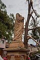 Statue after 2021 South Moravia tornado