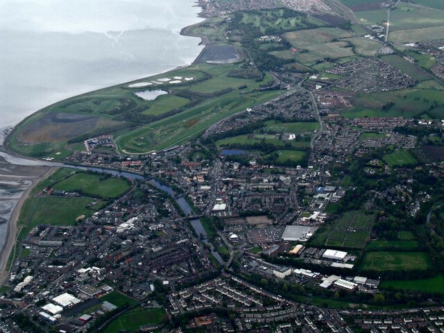 Musselburgh from the air (summer)