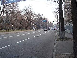 <span class="mw-page-title-main">Hrushevsky Street (Kyiv)</span> Street in Pecherskyi District, Ukraine