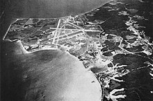 Vista aérea de NAS Patuxent River a mediados de 1940