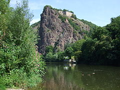 Ruinen von Burg und Vorburg