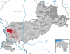 Location of the community of Niemetal in the district of Göttingen