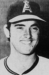 Pitcher Nolan Ryan threw four no-hitters with the Angels and was inducted into the franchise Hall of Fame in 1992. Nolan Ryan 1972.jpeg