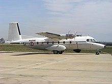 N262E of the Aviation navale, at the Nîmes-Garons' French Navy base