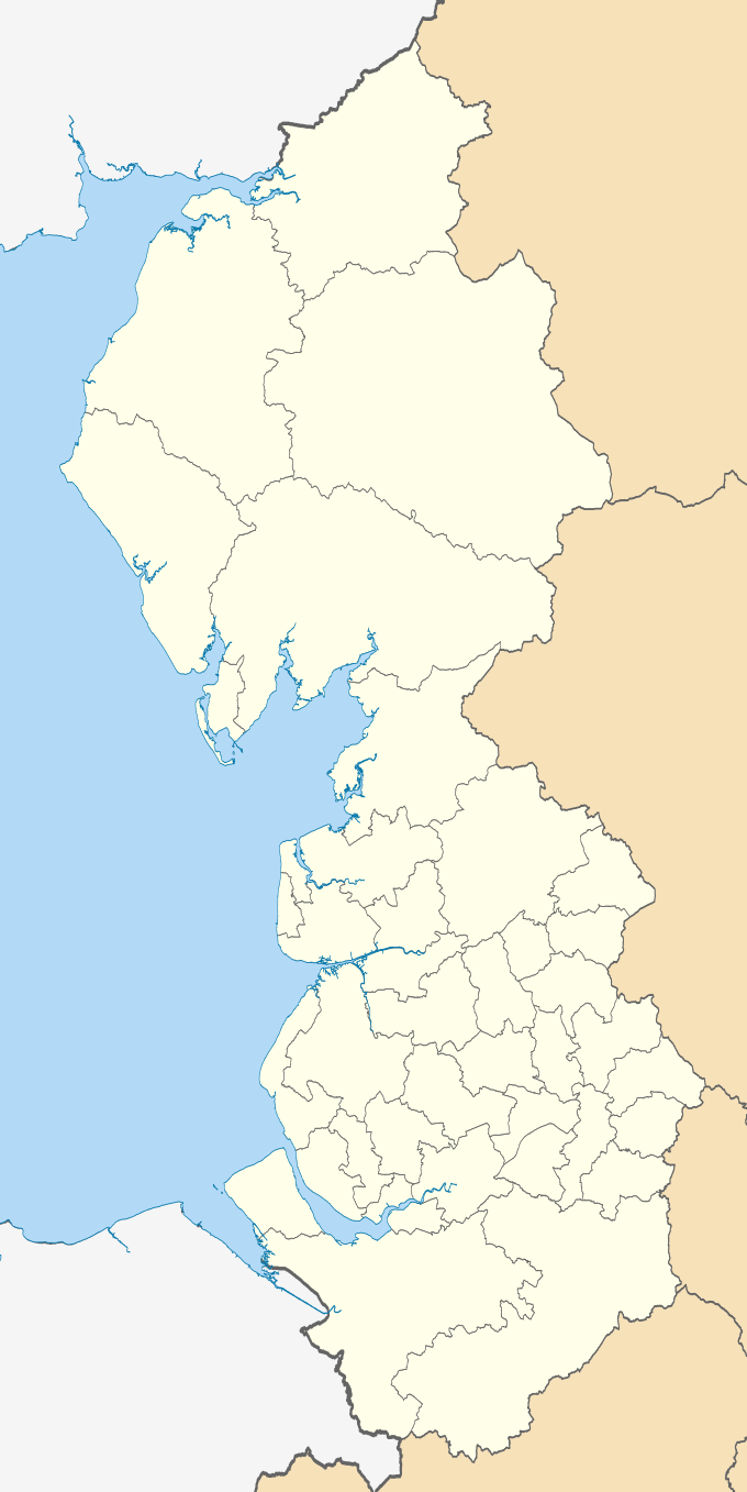 2021–22 Northern Premier League is located in North West of England