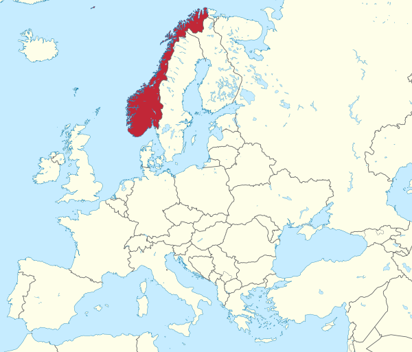 Norway in Europe (-rivers -mini map).svg