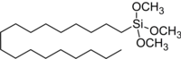 2D-Modell von Octadecyltrimethoxysilan