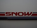 Opel Kadett E, 1984-1991, special edition SNOW, front fender