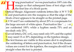 Thumbnail for Optical margin alignment