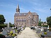 Overasselt (Gld, NL), catholic church with cemetery.JPG