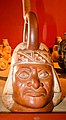 Vase portrait Moche - Musée de la Huaca Rajada - Sipán - région de Lambayeque - Pérou