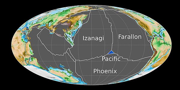 The Pacific Plate began forming when the triple junction at the center of Panthalassa destabilized about 190 million years ago.