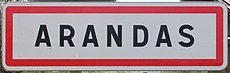 Panneau Entrée Arandas Rue Mairie - Arandas (FR01) - 2018-04-24 - 1.jpg